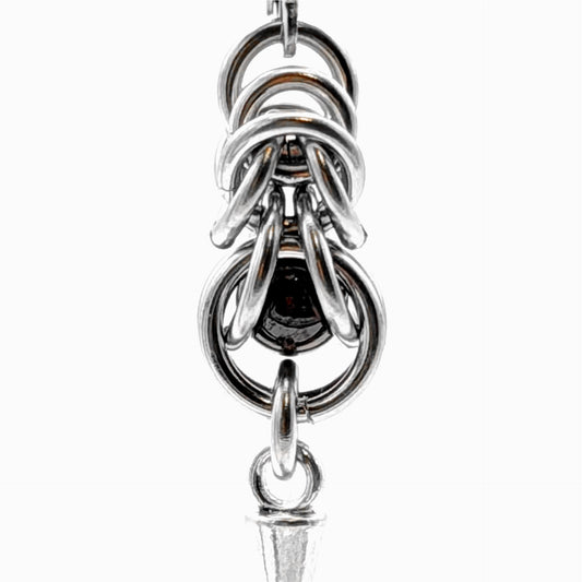 Captive - Red Garnet Earrings