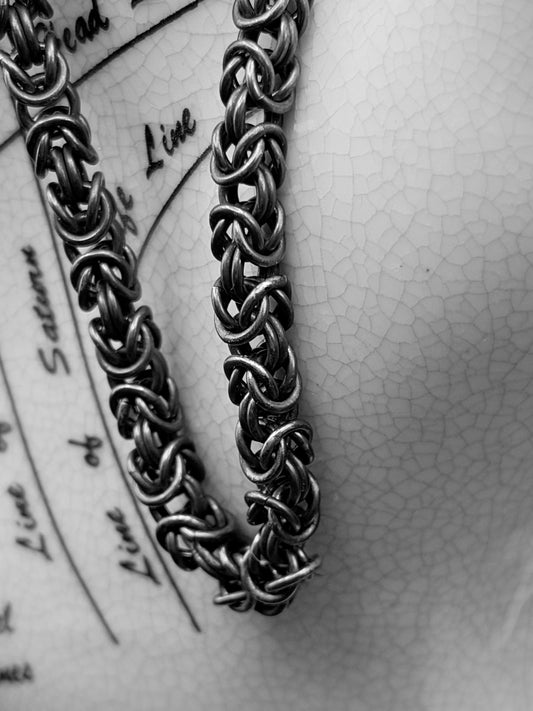 Sterling Silver Byzantine Bracelet