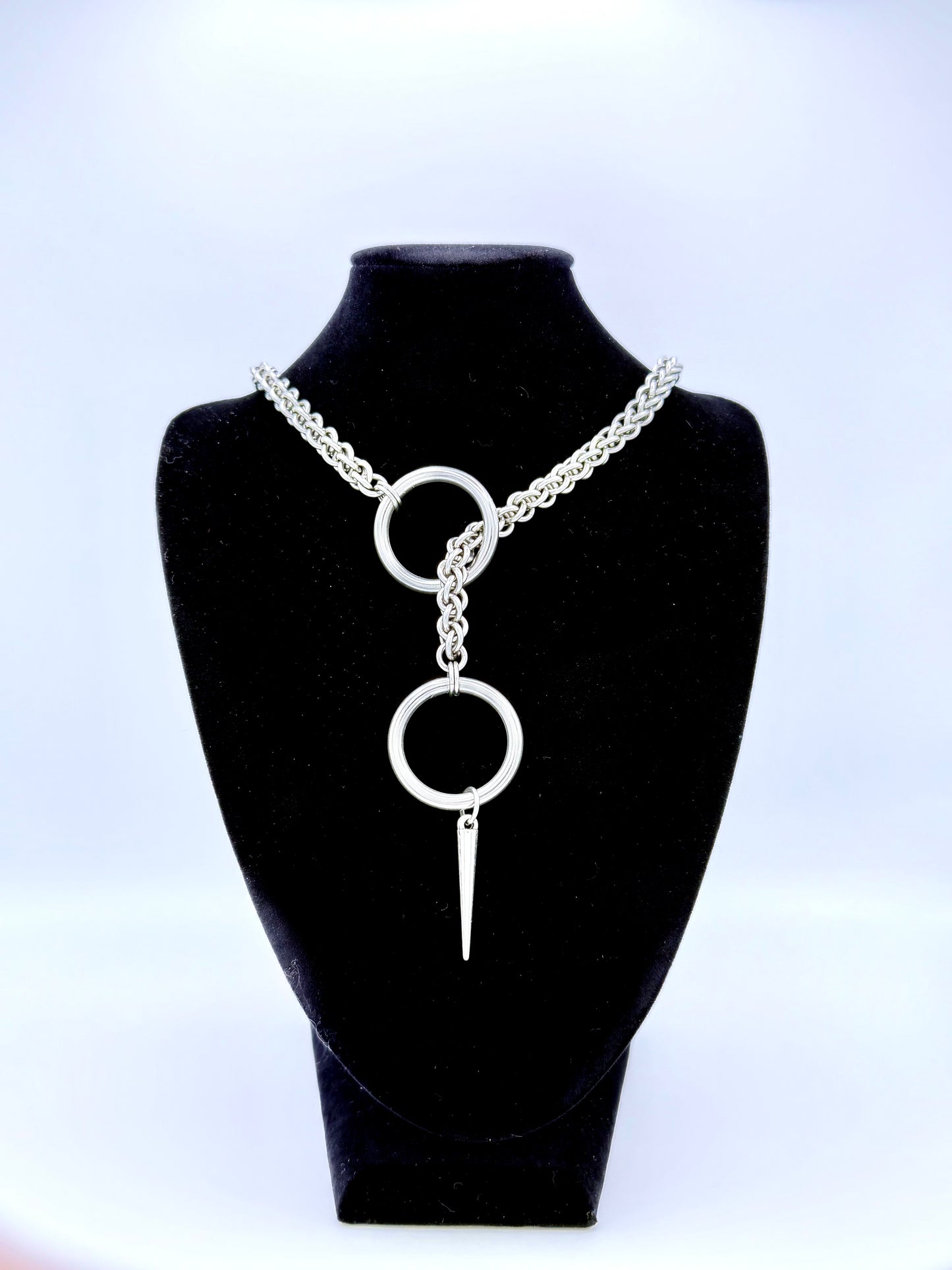 JPL Slipchain Lariat Chainmail Necklace