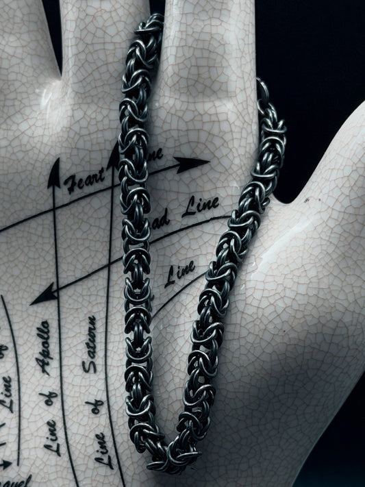 Sterling Silver Byzantine Bracelet