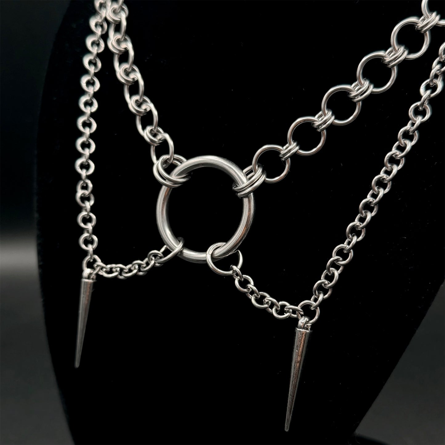 Drape Chainmail Necklace