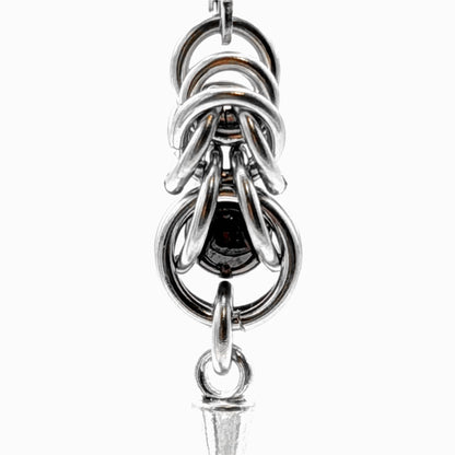 Captive - Red Garnet Earrings