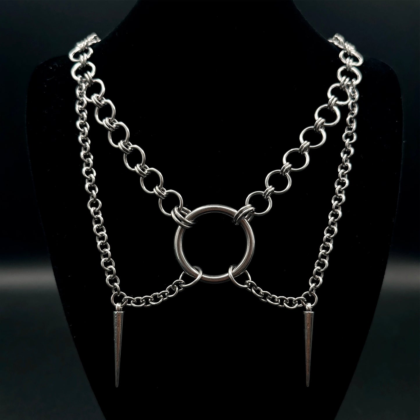 Drape Chainmail Necklace