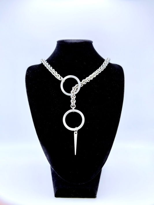 JPL Slipchain Lariat Chainmail Necklace